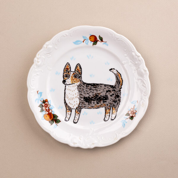 empe_corgi_pomarancze_1m talerz corgi