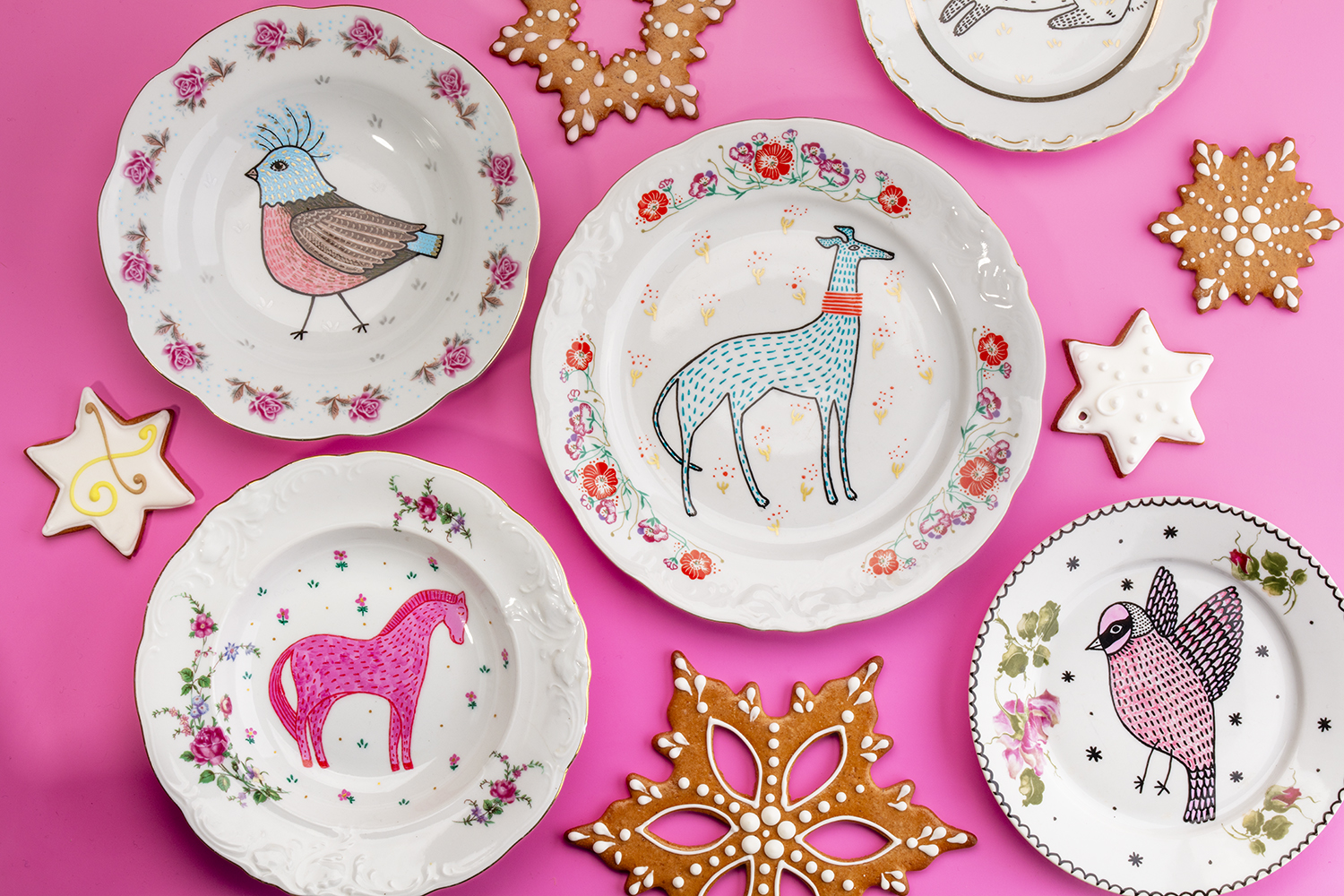 Prezenty na Święta Bożego Narodzenia - talerze na ścianę EMPE artstudio