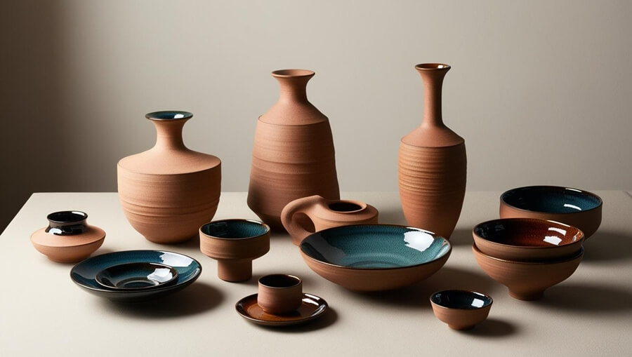 Ceramika i porcelana artystyczna: wazony, misy, talerze