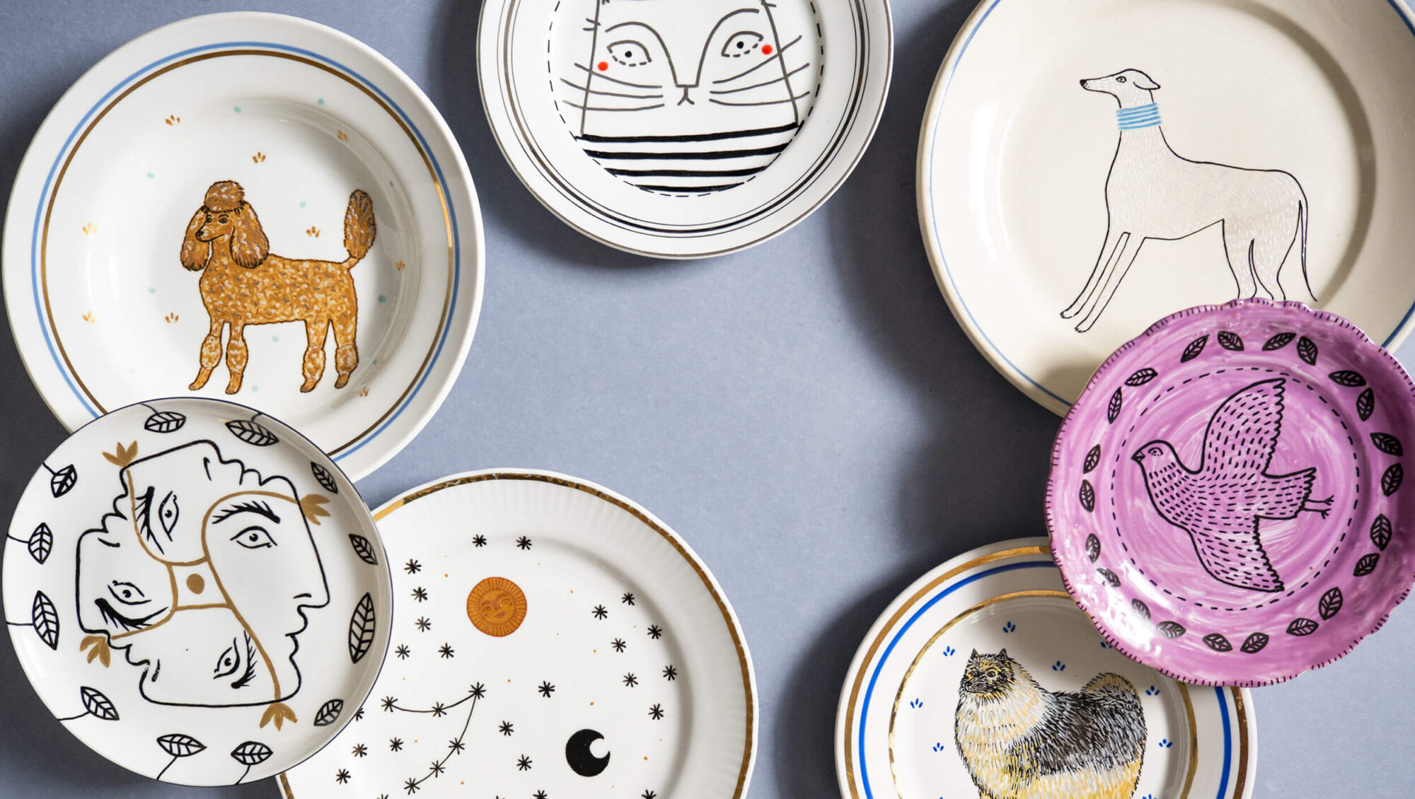 WYPRZEDAŻ - talerze na ścianę