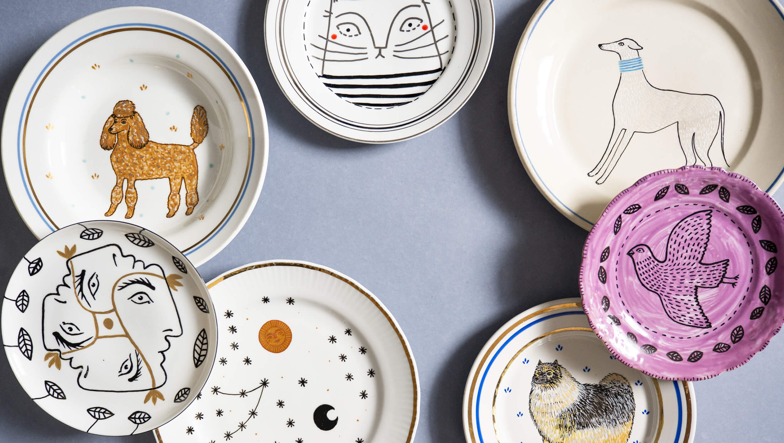 WYPRZEDAŻ - talerze na ścianę