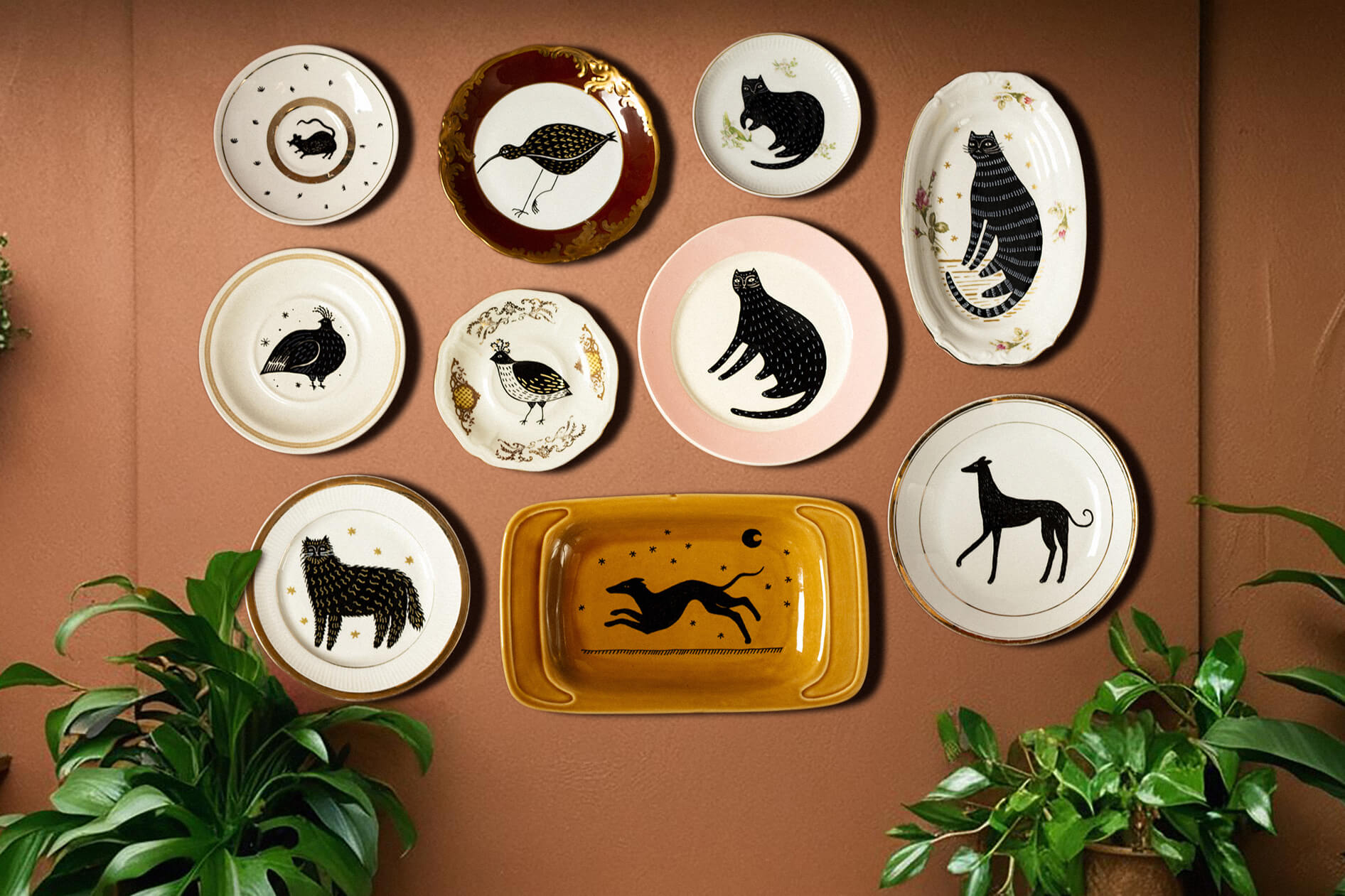 ręcznie malowana porcelana