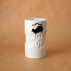 Kubek bez ucha z myszkami