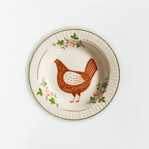 kura - talerz na ścianę