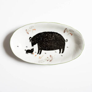 talerz na ścianę loszka