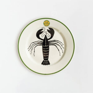 talerz na ścianę rak