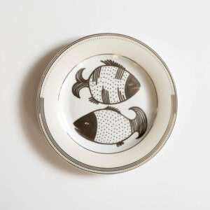 Talerz na ścianę dwie rybki