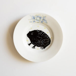 talerz na ścianę - ropucha