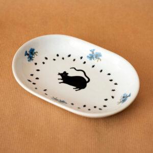 Półmisek chabry i mysz